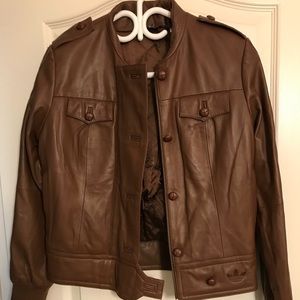 Vintage Adidas leather jacket